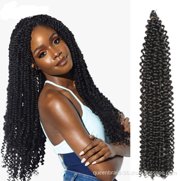 Braids Synthetic Crochet Hair Ombre Water Wave Bundles Braiding Hair Extensions passion twist hair